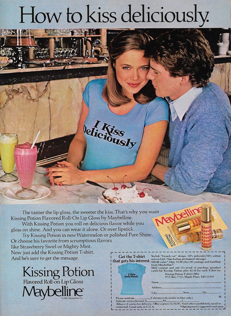 I Kiss Deliciously: an advert for Maybelline Kissing Potion