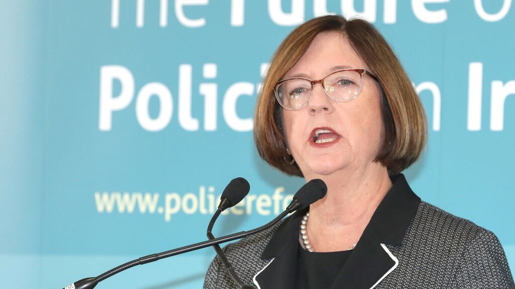 Chairwoman of the Commission on the Future of Policing in Ireland, Kathleen O’Toole. Photograph: Commission on the Future of Policing in Ireland/PA