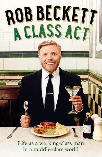 Rob Beckett in his unlikely suit