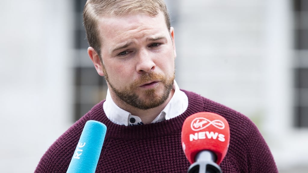 Sinn Féin’s education spokesman Donnchadh Ó Laoghaire: ‘It is a disgrace that parents and relatives with underlying conditions have been kept in limbo.’ Photograph: Tom Honan/The Irish Times