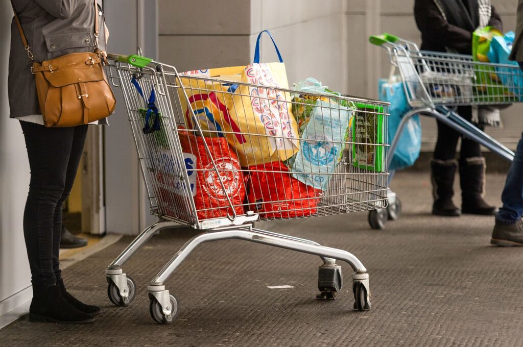 Grocery sales over festive season hit record-breaking €1.3bn. File photograph: Chris Ratcliffe/Bloomberg