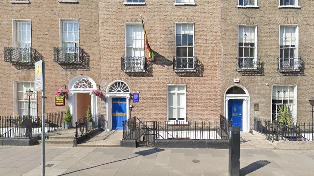 The closure of the embassy on Baggot Street in Dublin is one of more than 30 across the globe along with a number of consulates. Photograph: Google Street View