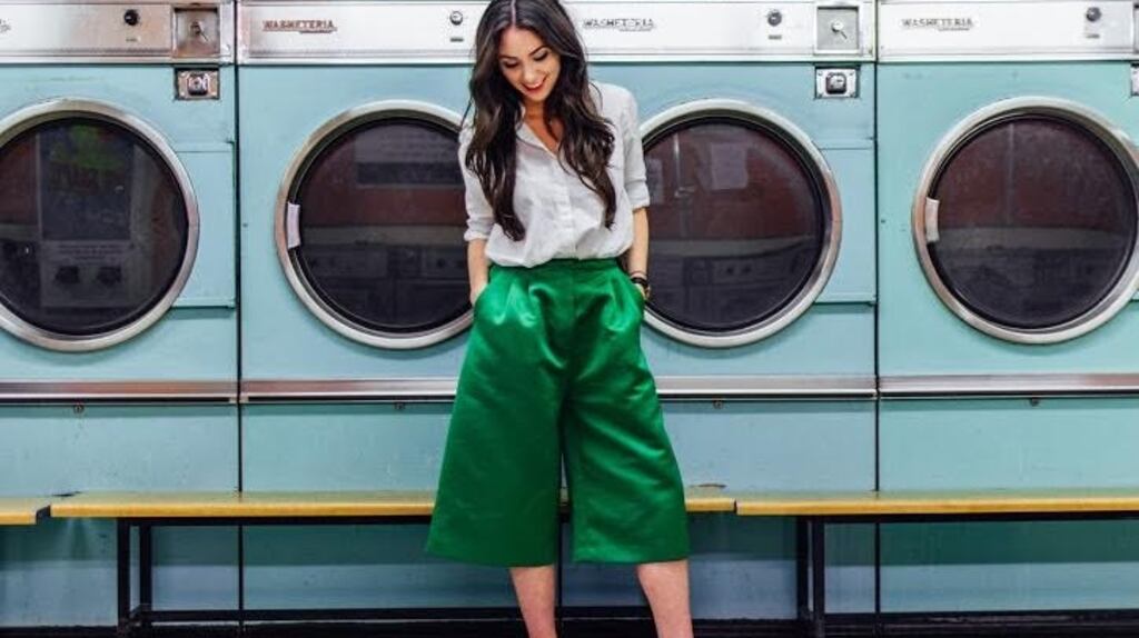 Jessica Blake, fashion blogger: “I wish I didn’t but pressure on myself when I was younger to buy into trends.”