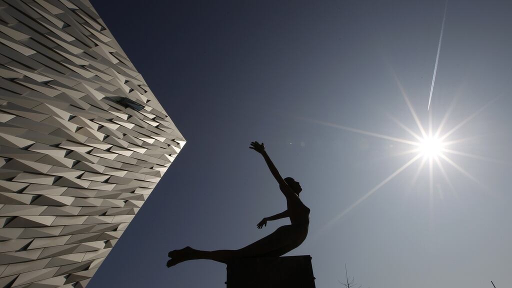 An exterior view of the Titanic Belfast building in Belfast, Northern Ireland. File photograph: David Moir/Reuters