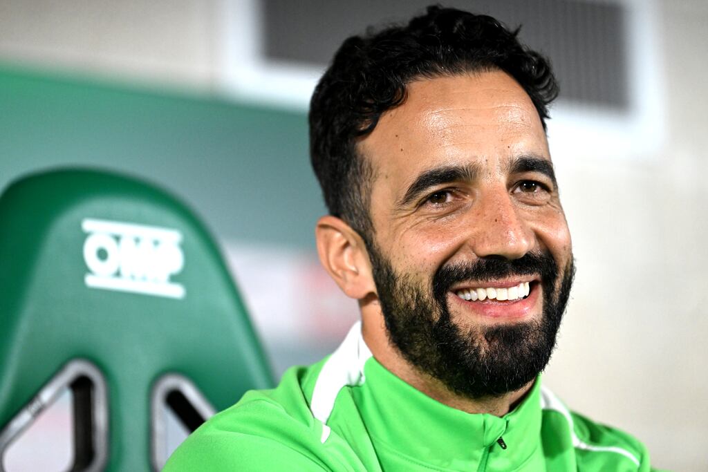 Sporting Lisbon manager Ruben Amorim. Photograph: PA