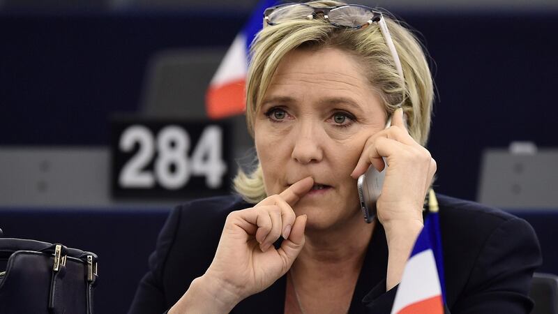 The French interior minister accused Marine Le Pen (pictured) of fomenting Isis propaganda. File photograph: Frederick Florin/Getty Images