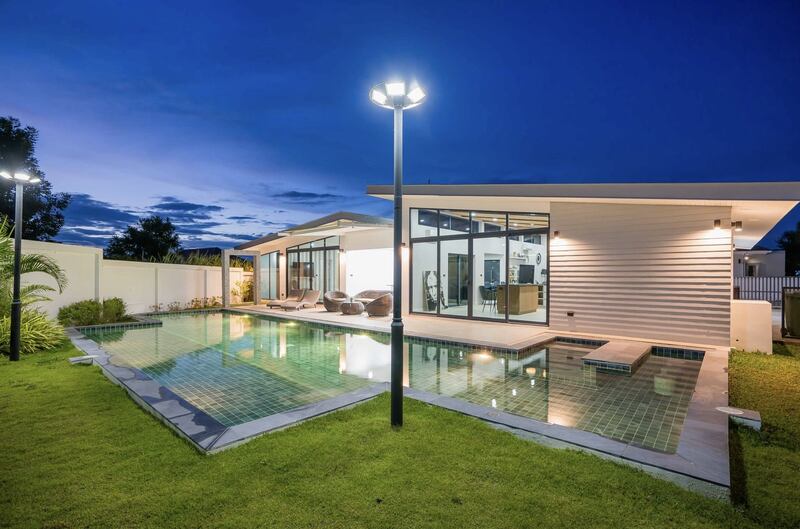 Hua Hin: this four-bedroom property is a 10-minute drive to the city centre.