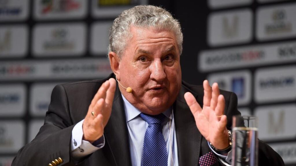 Jim Boyce, FIFA Vice-President, says he was unaware of the expensive watch given to him during the World Cup in Rio this summer. Photograph: Martin Rickett/PA Wire.