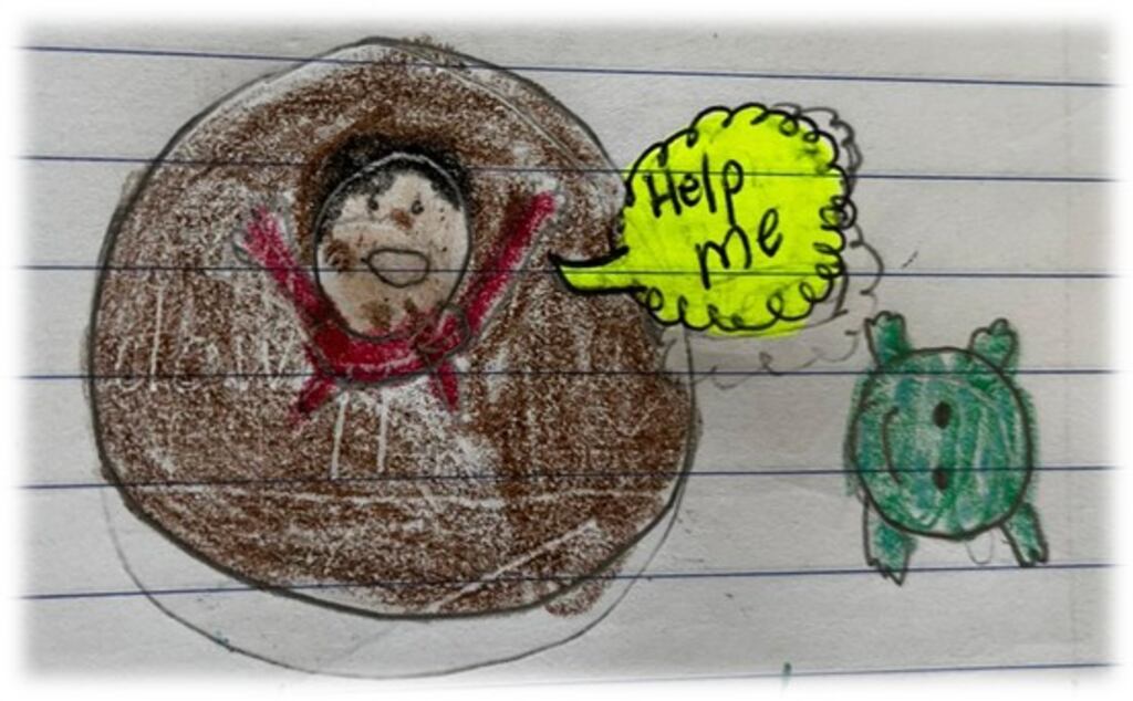 Illustration supplied by third-sixth class, Annalitten National School, Castleblayney, Co Monaghan