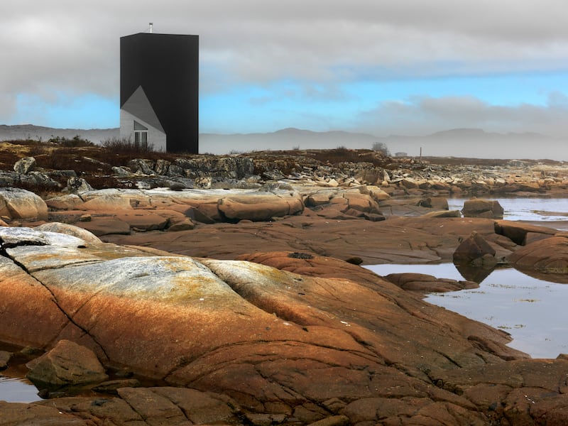 One of Fogo Island Inn's outbuildings, Newfoundland, Canada. Photograph: Bent René Synnevåg