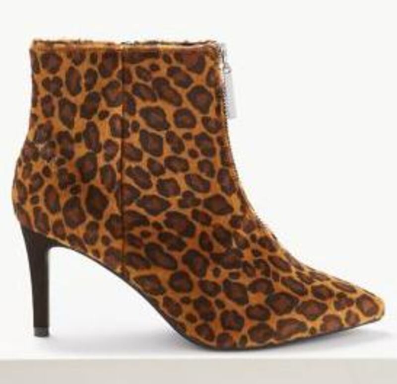 Extra-wide-fit stiletto heel ankle boots €65