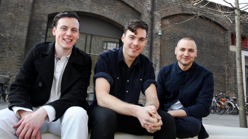 Three's company: (left to right)Sean McGirr, Michael Power and Rory Parnell-Mooney