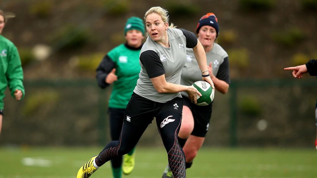 Niamh Briggs: will captain Ireland against England at the Stoop. Photograph: Dan Sheridan/Inpho