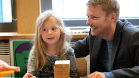 Laughter and tears on first day of school in Lucan