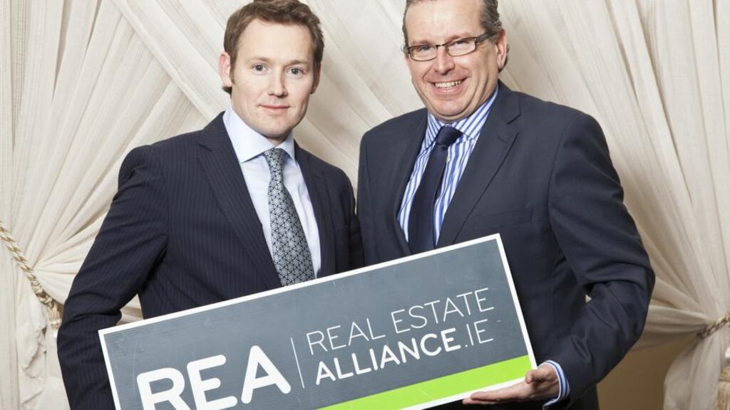 Newly-appointed chairman of REA Barry McDonald with chief executive Philip Farrell