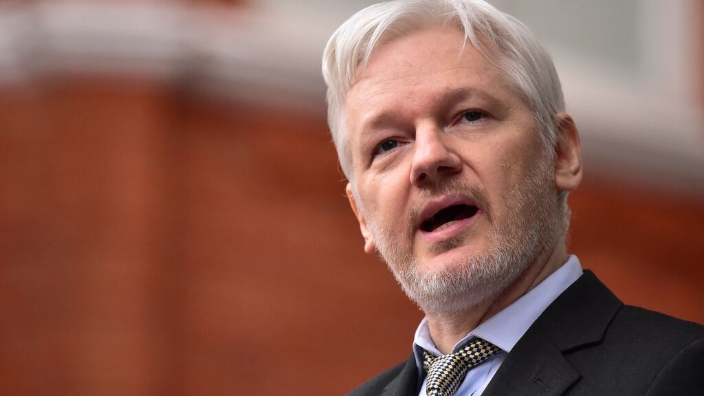 “Censorship is for losers,” Julian Assange wrote on Twitter. “Women & men deserve respect. That includes not firing them for politely expressing ideas but rather arguing back.” File photograph: Dominic Lipinski/PA Wire