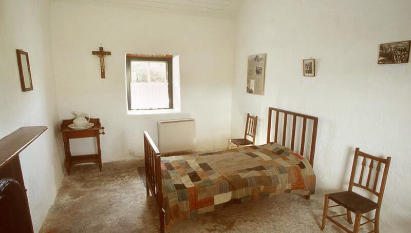 Bedroom at Pearse's cottage. Photograph: heritageireland.ie