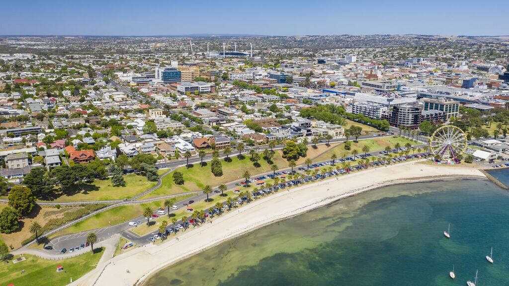 Geelong in Victoria, Australia, where Dr Diarmuid McCoy lives with his family. Photograph: Getty Images/iStockphoto