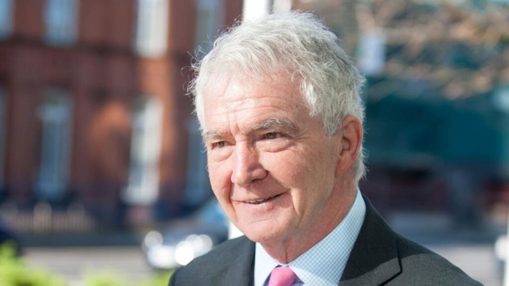 Former Anglo chairman Seán FitzPatrick at Dublin Circuit Criminal Court on Friday. Photograph: Collins Courts
