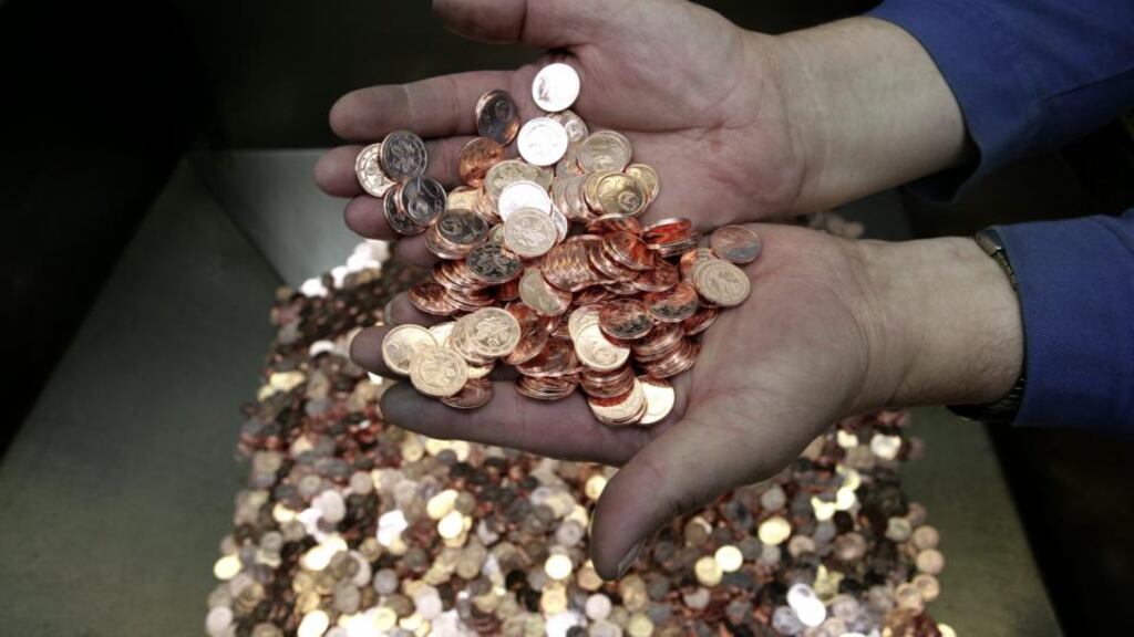 There are more than 25 billion one and two cent coins in circulation across the EU, costing more than €400 million. Photograph: Ulrich Baumgarten via Getty Images