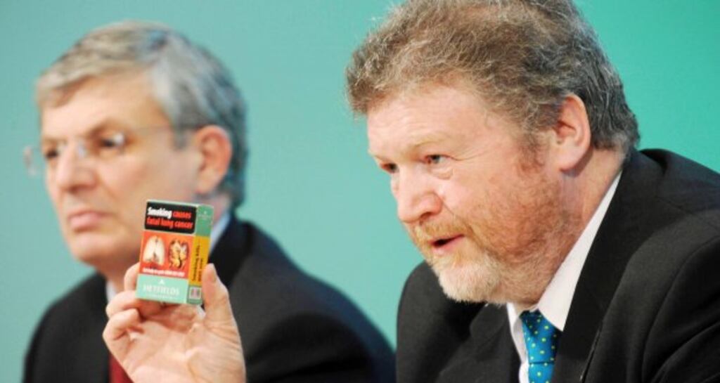 European commissioner for health Tonio Borg and Minister for Health James Reilly speaking yesterday. Photograph: Laura Hutton