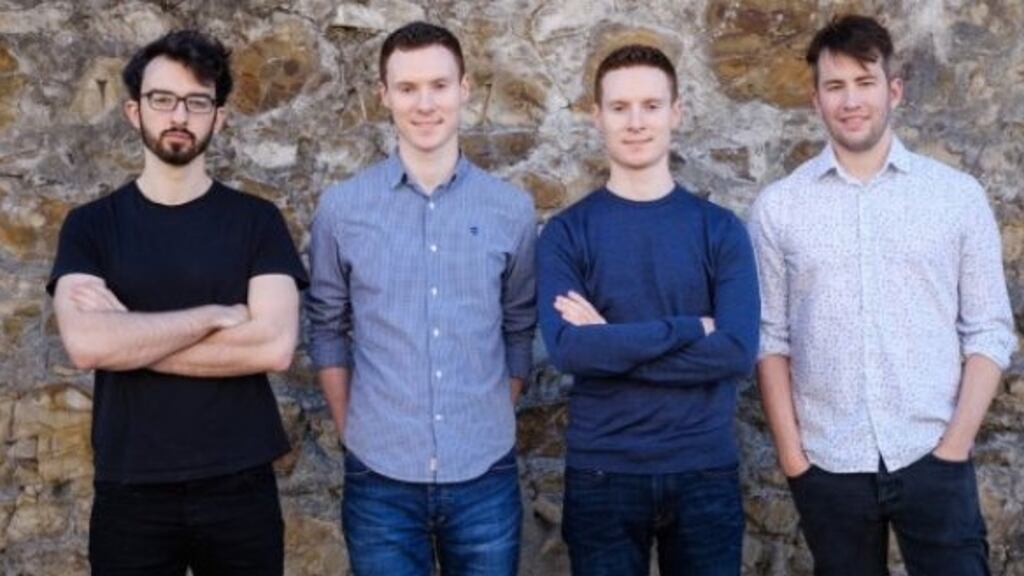 Inscribe’s founders Oisin Moran, Ronan Burke, Conor Burke and James Eggers