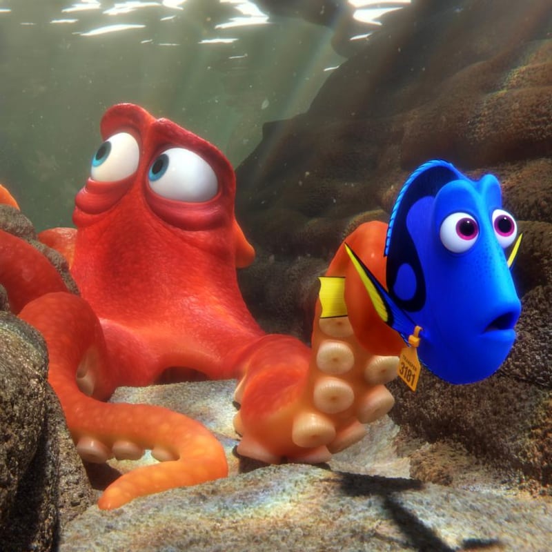 A still from Finding Dory, the sequel to Pixar’s smash Finding Nemo. ©2016 Disney/Pixar