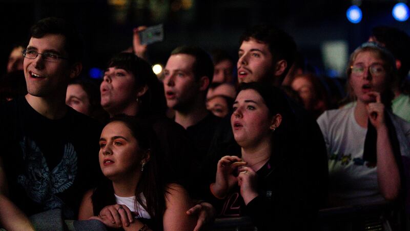 Hozier fans at the 3Arena. Photograph: Tom Honan