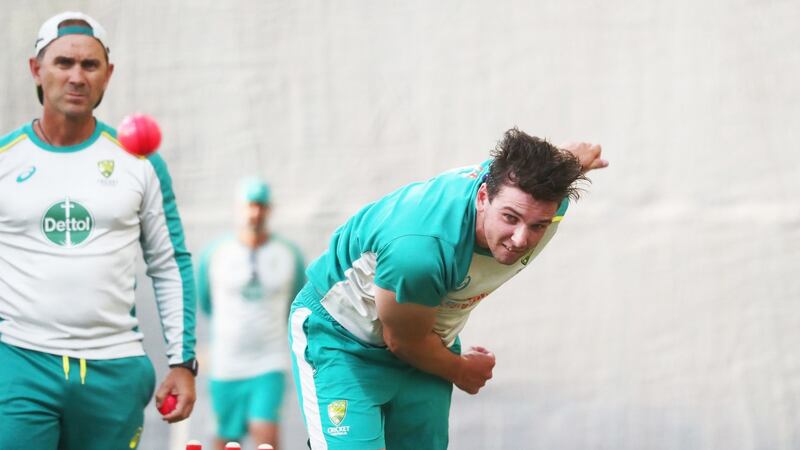 Jhye Richardson will replace Josh Hazlewood in Adelaide. Photograph: Jason O’Brien/PA
