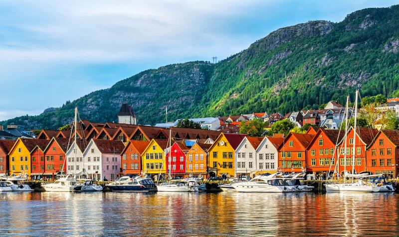 Experience the cinematic beauty of Norway’s landscapes by luxury cruise including Sognefjorden and Bergen, the city of the Seven Mountains