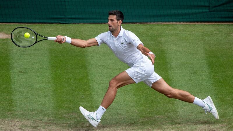 Serbia’s Novak Djokovic is aiming for his 20th Grand Slam title at Wimbledon this week. Photograph: AELTC/Florian Eisele/AFP via Getty Images