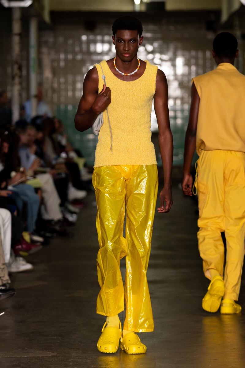London Fashion Week June 2022 - Robyn Lynch presents her Spring Summer 2023 designs. Photograph: Chris Yates/ Chris Yates Media