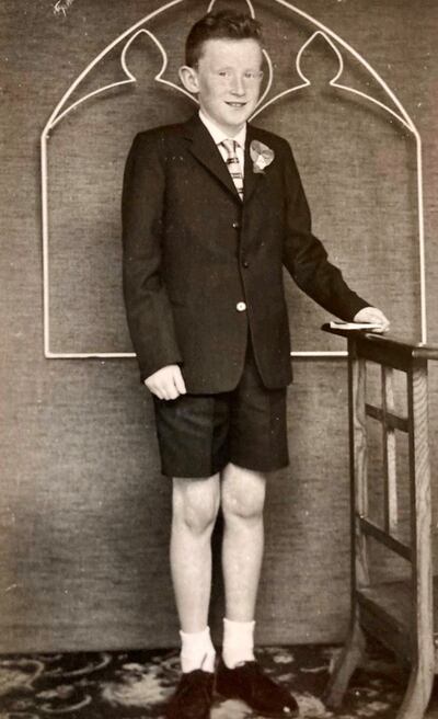 Michael making his Confirmation