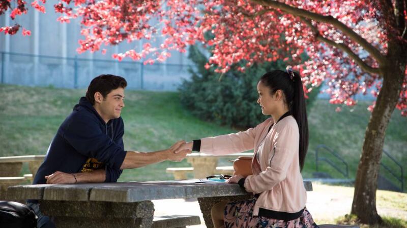 Noah Centineo and Lana Condor in ‘To All The Boys I’ve Loved Before’. Photograph: Masha Weisberg/Netflix