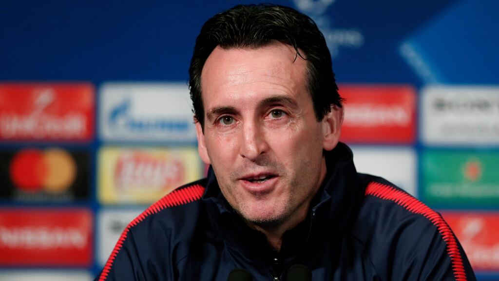 Unai Emery: “We can be positive and we can think we are going to do something important this year.” Photograph: Ian Langsdon/EPA
