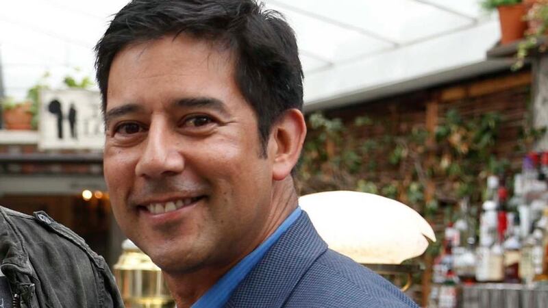 Keith Villa, who created Blue Moon, a Belgian white beer, in Dublin recently to give a talk to enthusiastic home brewers. Photograph: Robbie Reynolds