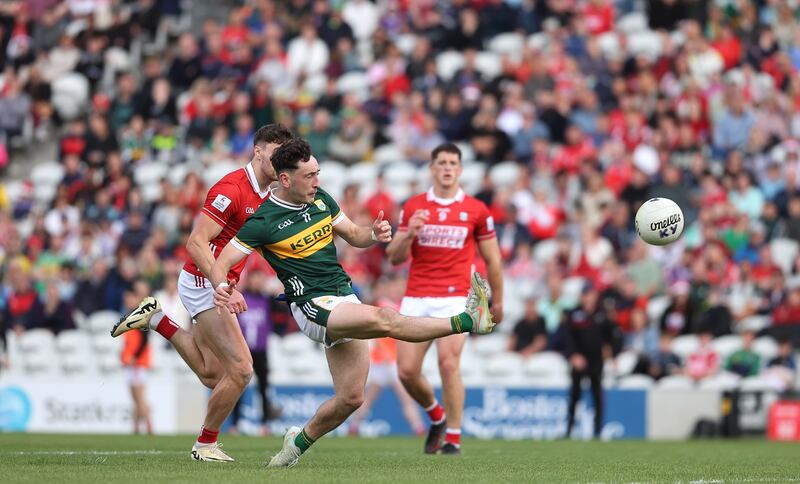 Kerry's Paudie Clifford in action against Cork at Páirc Uí Chaoimh on May 31st. Photograph: Bryan Keane/Inpho