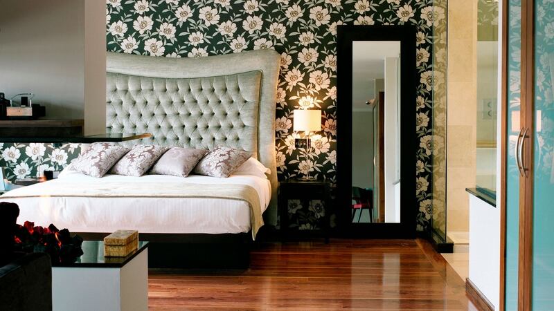 A bedroom at The Twelve, in Barna, Galway, winner of the AA’s Courtesy and Care award.