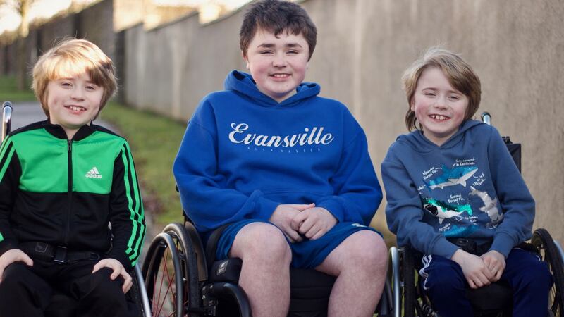 Archie, George and Isaac: “They are very close to each other and supportive of one another’s endeavours.”