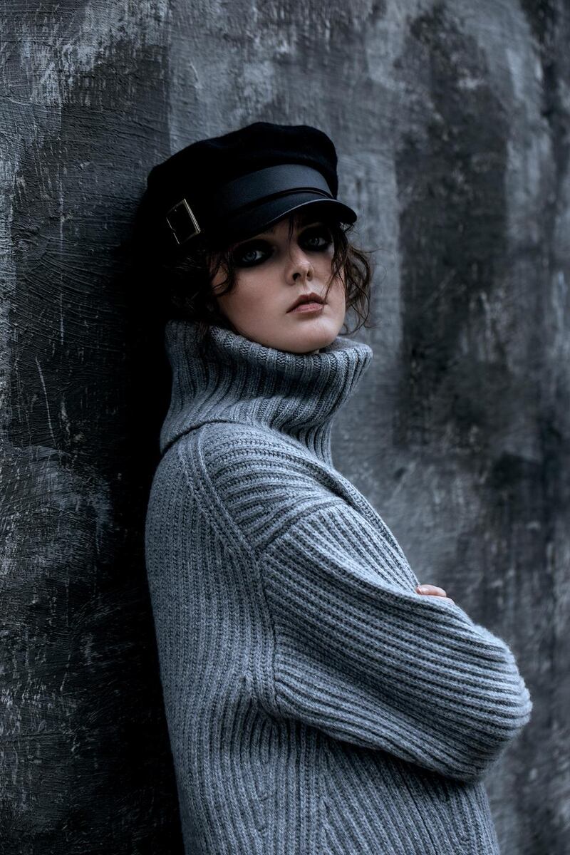 Jumper €390 Acne, Brown Thomas, hat €25 River Island.