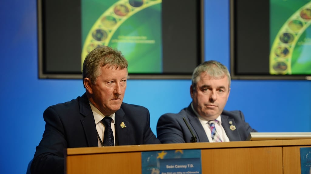 Sean Canney (left) and Kevin (Boxer) Moran