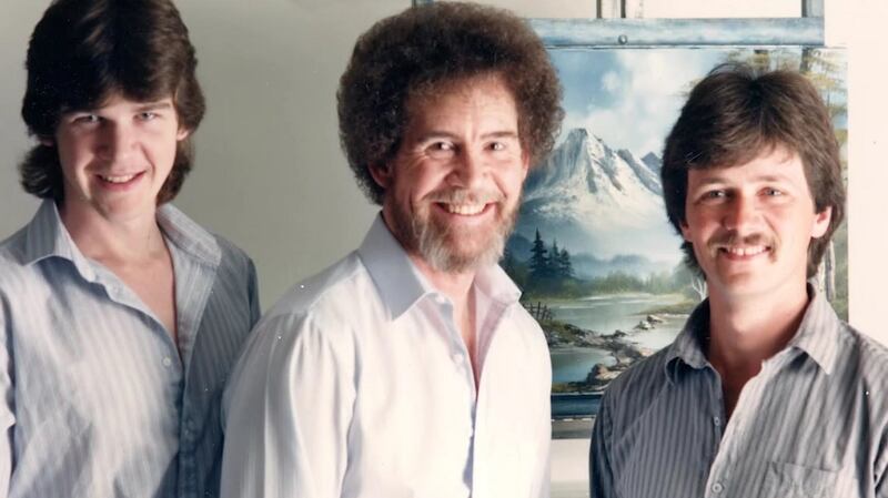 Steve Ross, Bob Ross and Dana Jester. Photograph: Netflix