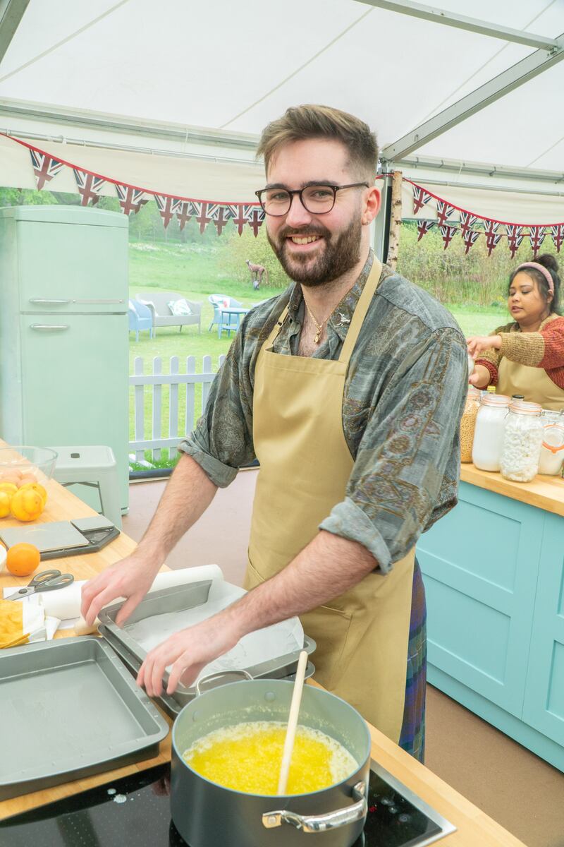 The Great British Bake Off: James, who's a nuclear scientist. Photograph: Mark Bourdillon/Channel 4