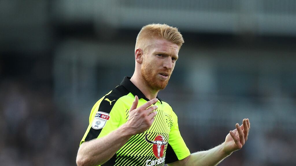 Paul  McShane had reported to the match officials being called “pikey” by Accrington’s Sam Finley. Photograph:  Harry Hubbard/Getty Images