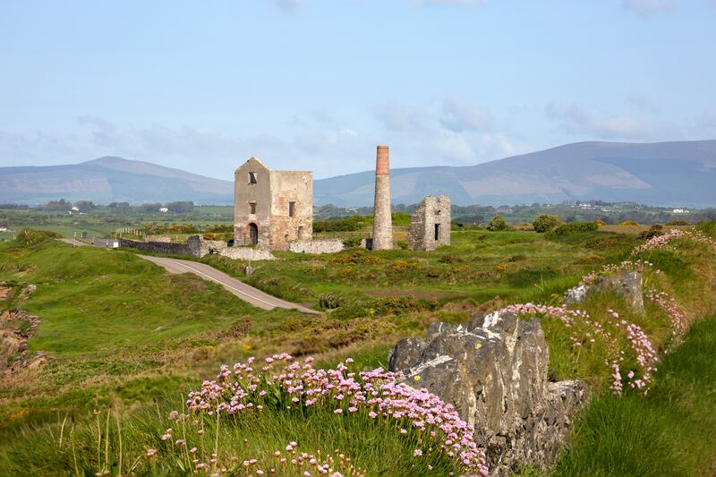 The historic ruins of Tankardstown Engine House near Bunmahon, Co Waterford, lie within the Copper Coast UNESCO Global Geopark.