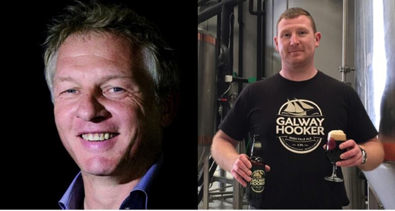 The winemaker Laurent Bonfils and Nichols Wilmott from Galway Hooker