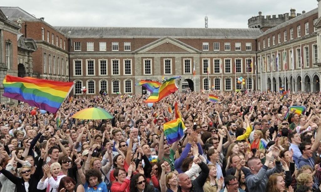 The report surveyed 2,264 LGBT people with data gathered from 53 per cent of those over 26 and 47 per cent aged between 18 and 25. Photograph: Clodagh Kilcoyne/Getty Images