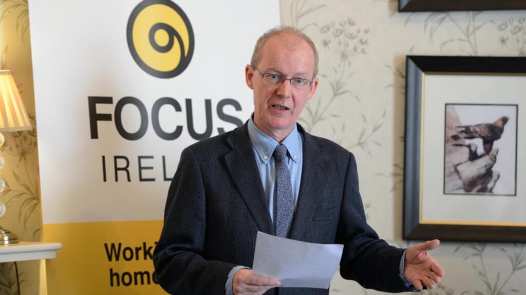 Mike Allen, director of advocacy with Focus Ireland, says the department’s report has “no credibility”. Photograph: Eric Luke