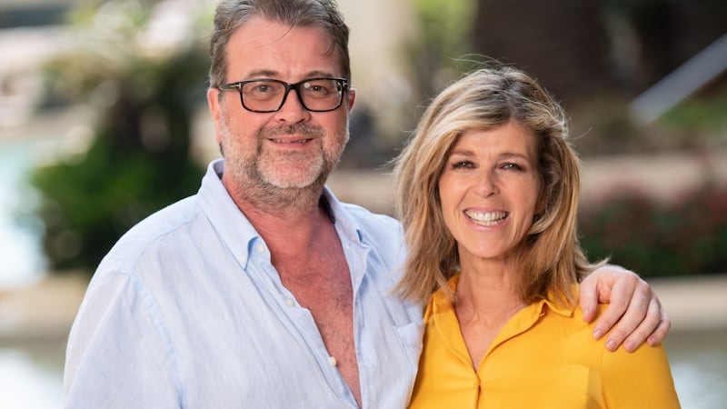 Kate Garraway and her husband, Derek Draper, in 2019. Photograph: James Gourley/ITV/Shutterstock
