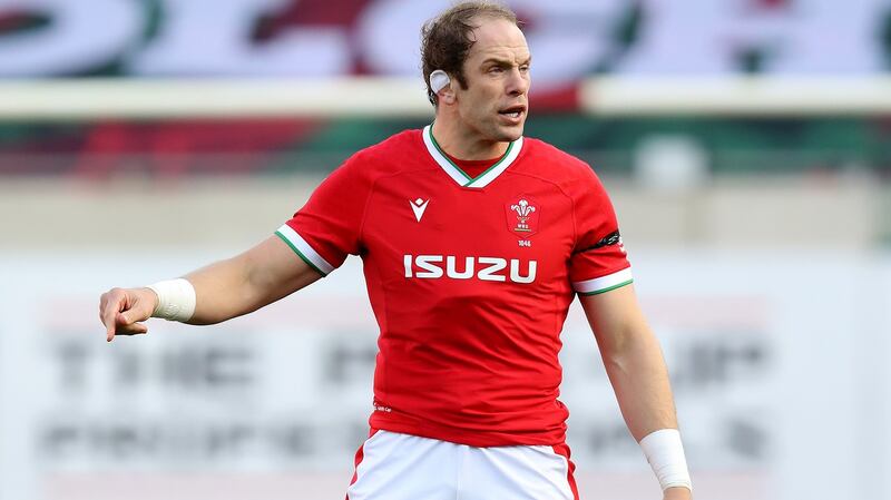 Wales captain Alun Wyn Jones is heading into his 16th Six Nations campaign. Photograph: David Rogers/Getty